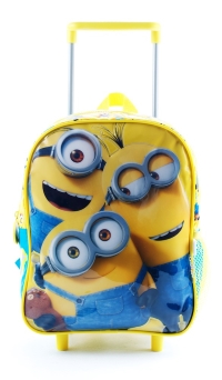 Mochila MINIONS 12" con carro